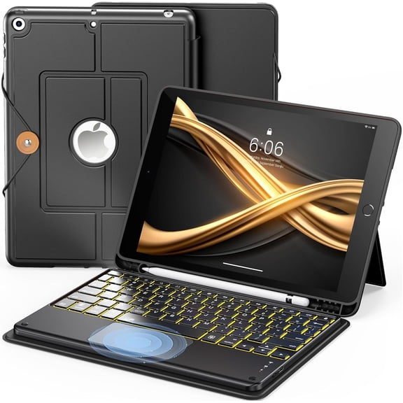 Samsung Galaxy Tab S10 FE/S9 FE 5G/Tab S9 Touch Bluetooth Keyboard Case with Pen Holder (purple)