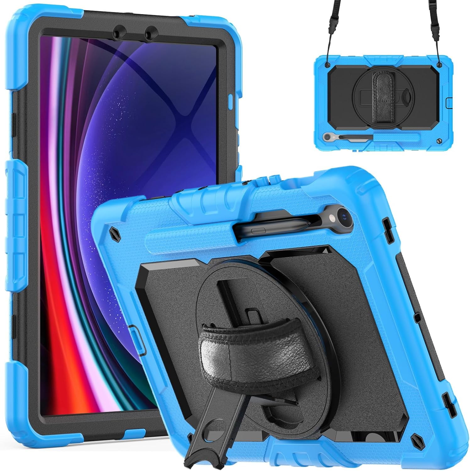 Samsung Galaxy Tab S10 FE/S9 FE 5G/Tab S9 protective case, 360 ...