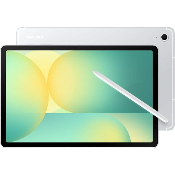 Samsung Galaxy Tab S10 FE w/S-Pen (128GB, 8GB, WiFi) 10.9 90Hz Full HD Android Tablet, Octa-core (4nm), 4K Camera, IP68 Water Resistant SM-X520 (Silver)