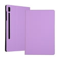 thumbnail image 1 of Samsung Galaxy Tab S6 10.5 inch 2019 Case, Dteck Lightweight Slim PU Leather Flip Folio Case Multi- Viewing Angles Soft TPU Back Cover Auto Wake Sleep For Galaxy Tab S6 SM-T860 / SM-T865, Purple, 1 of 1