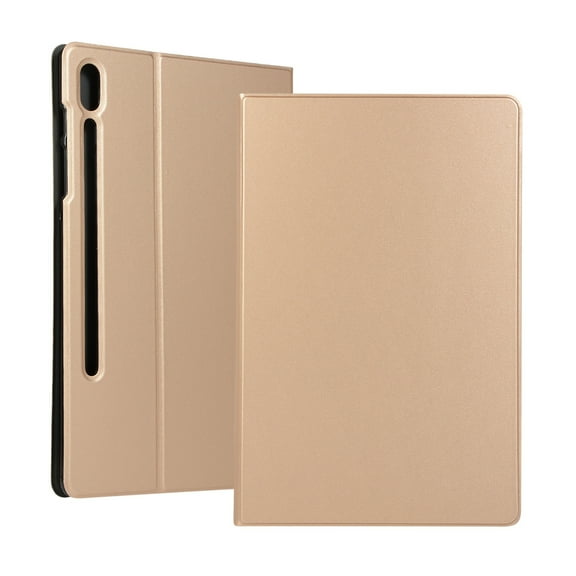 Samsung Galaxy Tab S6 10.5 inch 2019 Case, Dteck Lightweight Slim PU Leather Flip Folio Case Multi- Viewing Angles Soft TPU Back Cover Auto Wake Sleep For Galaxy Tab S6 SM-T860 / SM-T865, Gold