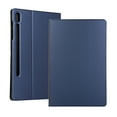 thumbnail image 1 of Samsung Galaxy Tab S6 10.5 inch 2019 Case, Dteck Lightweight Slim PU Leather Flip Folio Case Multi- Viewing Angles Soft TPU Back Cover Auto Wake Sleep For Galaxy Tab S6 SM-T860 / SM-T865, Dark Blue, 1 of 1