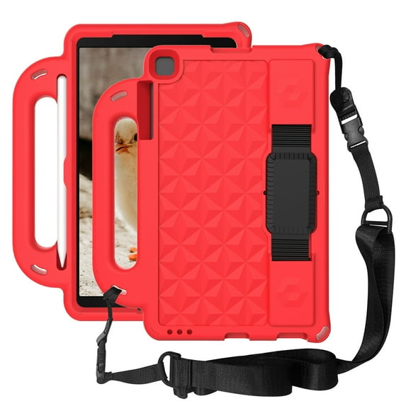 Samsung Galaxy Tab S6 2019 Case for Kids, Dteck Light Weight Handle Stand Shockproof Protective EVA Case for Samsung Galaxy Tab S6 10.5 Inch SM-T860 / T865, Red