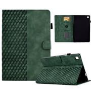 for Samsung Galaxy Tab S6 Lite 10.4" 2020 / 2022 / 2024 Folio Case, Premium PU Leather Auto Wake / Sleep Stand with Pen Slot and Card Slots Magnetic Lightweight Case Cover, Green