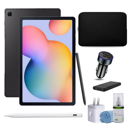 Samsung Galaxy Tab S6 Lite 10.4' 64GB Tablet, Oxford Gray, WiFi, Android, S Pen Included, Gaming Ready + Stylus PEN for Touch Screen iPad + P-Bank Battery + More
