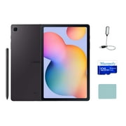 Samsung Galaxy Tab S6 Lite 10.4 WiFi Tablet Bundle, 4GB RAM, 64GB Storage, Bluetooth, Android 10, S Pen, Tablet Cover + Mazepoly Accessories
