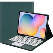 Touch Keyboard Protective Case for Samsung Galaxy Tab S6 Lite 10.4" 2024/2022/2020 Dark Green
