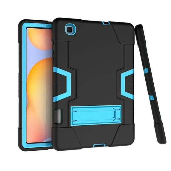 Samsung Galaxy Tab S6 Lite 2020 Tablet Case, P610/P615 Tablet Case, Kickstand, Solid Impact Protective Multiple Layers New (DFK) for Samsung Galaxy Tab S6 Lite Tablet Case Black/Blue