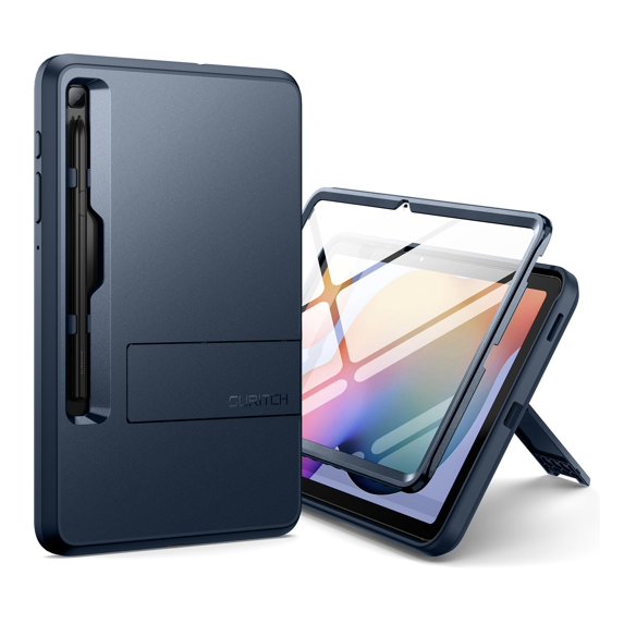 Samsung Galaxy Tab S6 lite 10.4-inch Tablet Case with S-Pen Slot Kickstand Navy