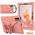 thumbnail image 1 of for Samsung Galaxy Tab S7/S8/S9/S9 FE Case with Crossbody Strap, Butterfly Stand Cute Kids Friendly Shockproof Protective Heavy Duty Case Cover for Samsung Galaxy Tab S7/S8/S9/S9 FE - Lightpink, 1 of 6
