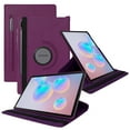 thumbnail image 1 of Samsung Galaxy Tab S7 Tablet Case, T870 Tablet Case, Solid Impact Protective Foldable Stand, Stylus Slot, 360 Rotation New (LEAP) for Samsung Galaxy Tab S7 Tablet Case Purple, 1 of 1