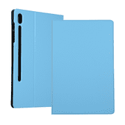 For Samsung Galaxy Tab S8 Ultra 14.6" 2022 Model SM-X900/X906 with S Pen Stand, Auto Sleep/Wake, Soft TPU Slim Tri-Fold Stand Case for Galaxy Tab S8 Ultra 14.6" Tablet Blue