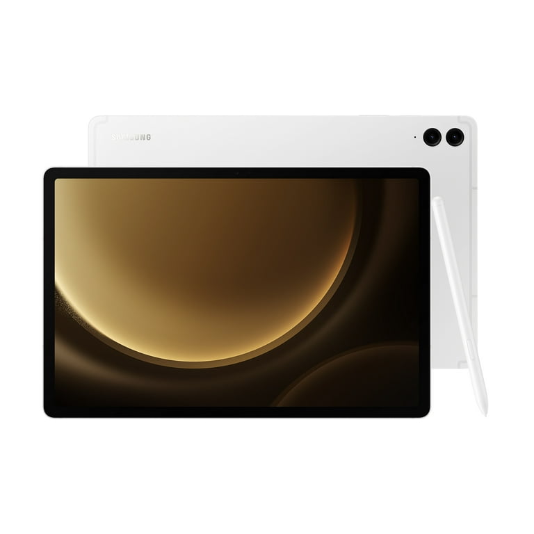 Samsung Galaxy Tab S9 FE+ Tablet, 12.4, 256GB, Silver 