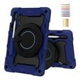 thumbnail image 1 of for Samsung Galaxy Tab S9/S9 FE, 3 in 1 Rugged Cover with Pencil Holder Handle Grip 360 Rotating Kickstand Case Kids for Samsung Galaxy Tab S9/S9 FE, Blue, 1 of 14