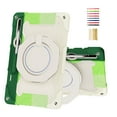 thumbnail image 1 of for Samsung Galaxy Tab S9 Ultra 2023 14.6", 3 in 1 Rugged Cover with Pencil Holder Handle Grip 360 Rotating Kickstand Case Kids for Samsung Galaxy Tab S9 Ultra 2023 14.6 inch, Rainbow Green, 1 of 8