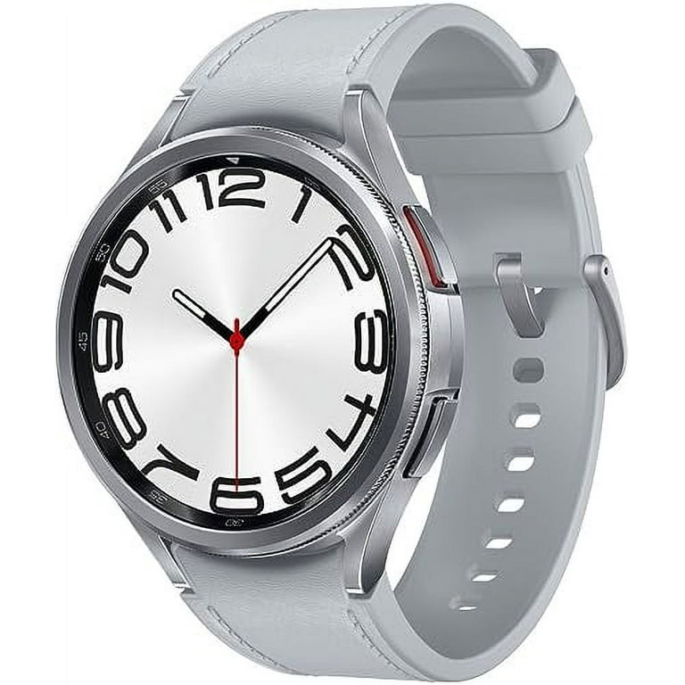 Samsung Galaxy Watch 6 Classic 47mm Stainless-Steel Smartwatch w/ Fitness  Tracker, Heart Monitor, BIA Sensor, Bluetooth – Silver