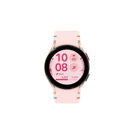 Samsung - Galaxy Watch FE Smartwatch 40mm BT with Pink Band - Pink Gold