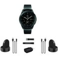 thumbnail image 1 of Restored Samsung Galaxy Watch SM-R815 42mm Black (Bluetooth) US Version, Bundle with 2 Charging Docks (Refurbished), 1 of 4