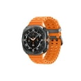 thumbnail image 1 of Samsung Galaxy Watch Ultra 47mm LTE Titanium Smart Watch, Titanium Gray, Orange Band, 1 of 12