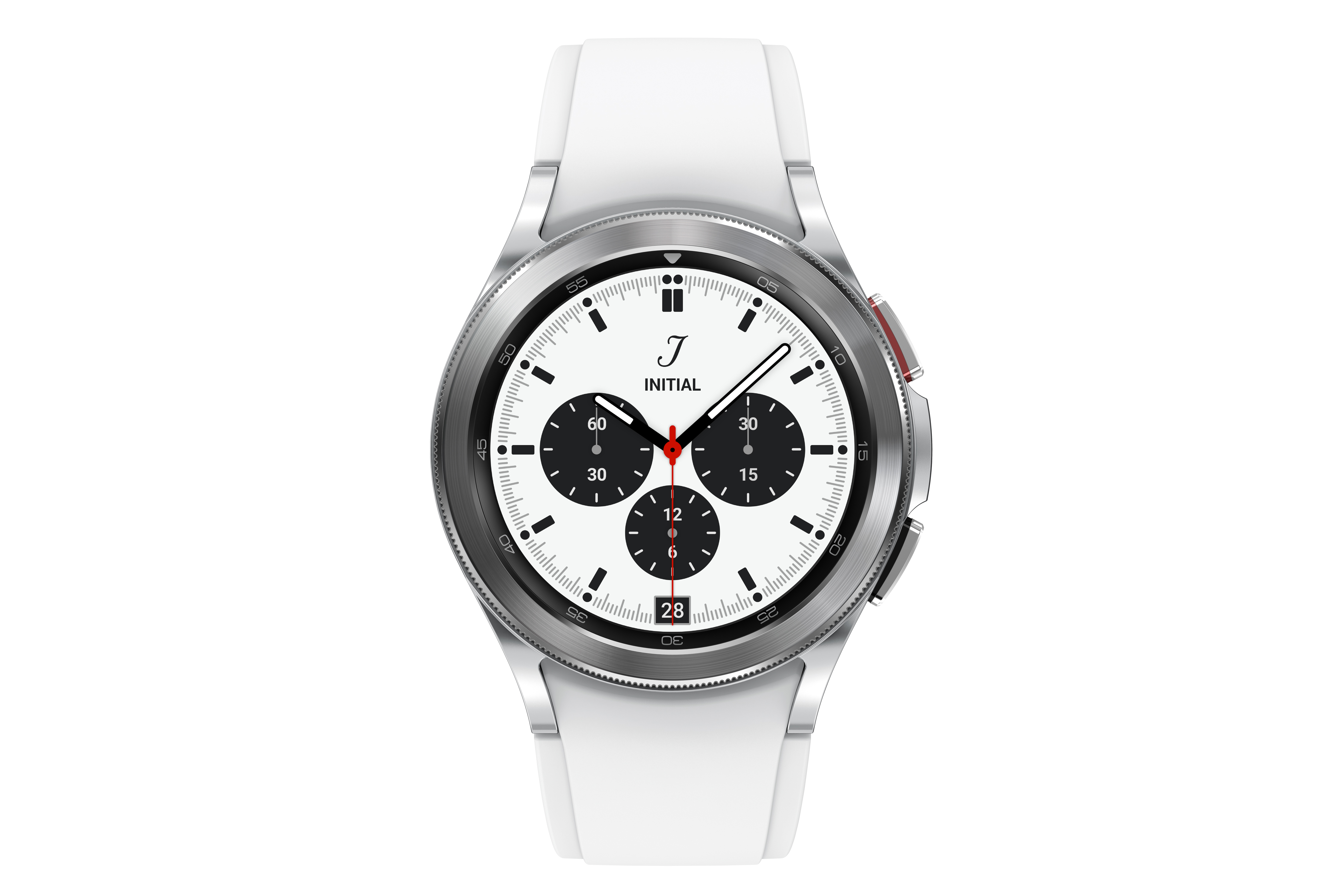 Samsung Galaxy Watch4 Classic 42mm Smart Watch, Bluetooth, Silver - image 1 of 5