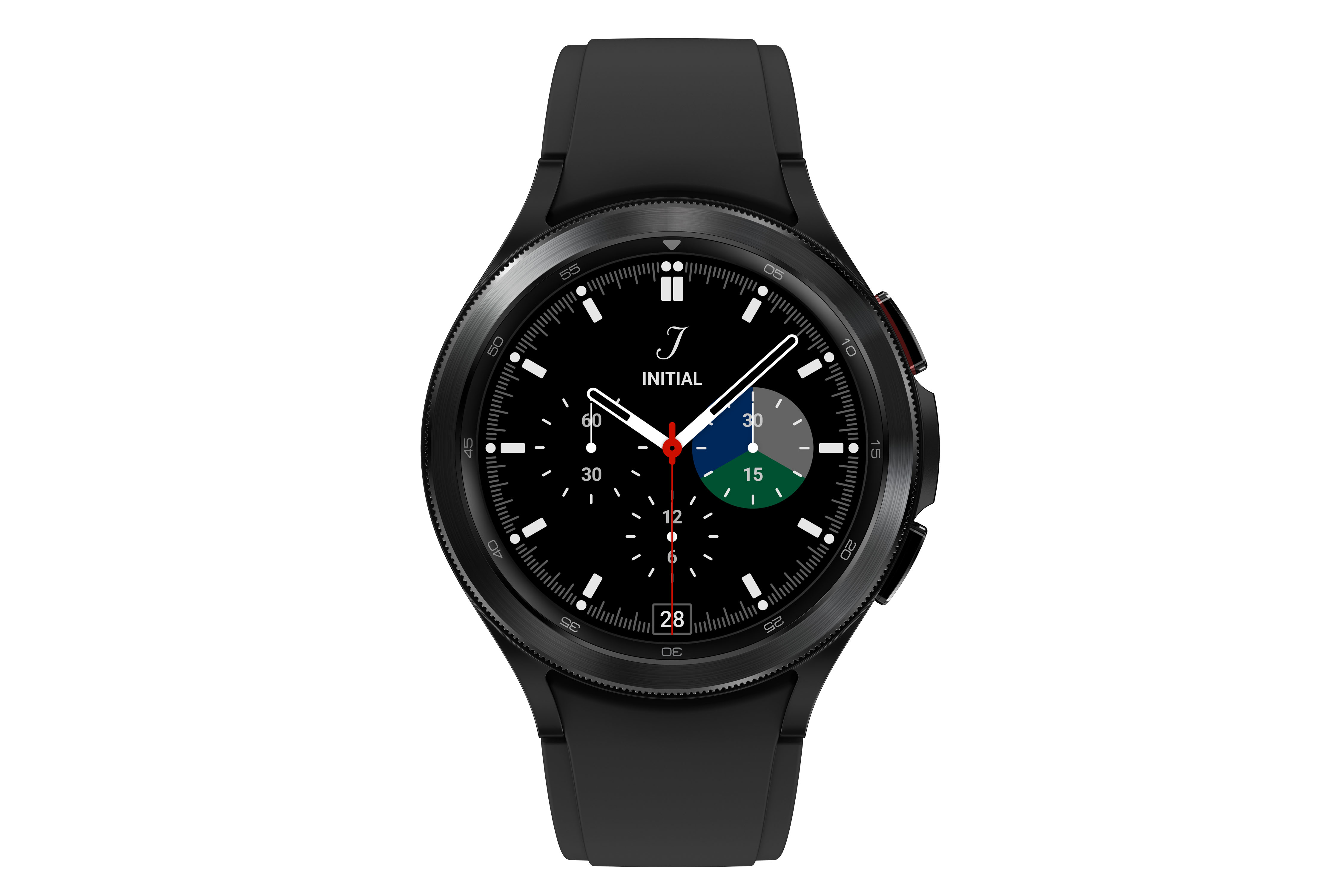Samsung Galaxy Watch4 Classic 46mm Smart Watch Bluetooth, Stainless Steel Black - image 1 of 5