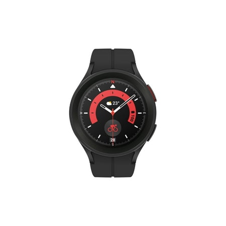 Samsung - Galaxy Watch5 Pro Titanium Smartwatch 45mm LTE - Black - (2022)