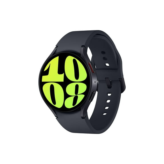 Samsung Galaxy Watch6 - 44 mm - smart watch with sport band - graphite - band size: M/L - display 1.5" - 16 GB - NFC, Wi-Fi, Bluetooth - 1.17 oz - graphite