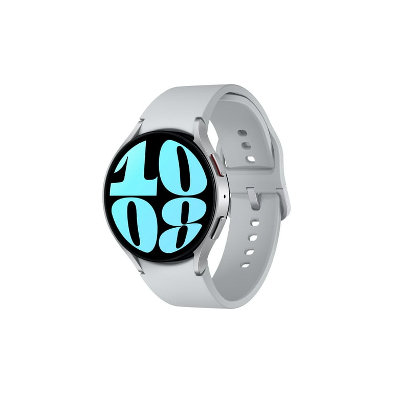 Samsung Galaxy Watch6 Smart Watch, 44mm, Large, Bluetooth, Silver Samsung Galaxy Watch6 Smart Watch, 44mm, Large, Bluetooth, Silver