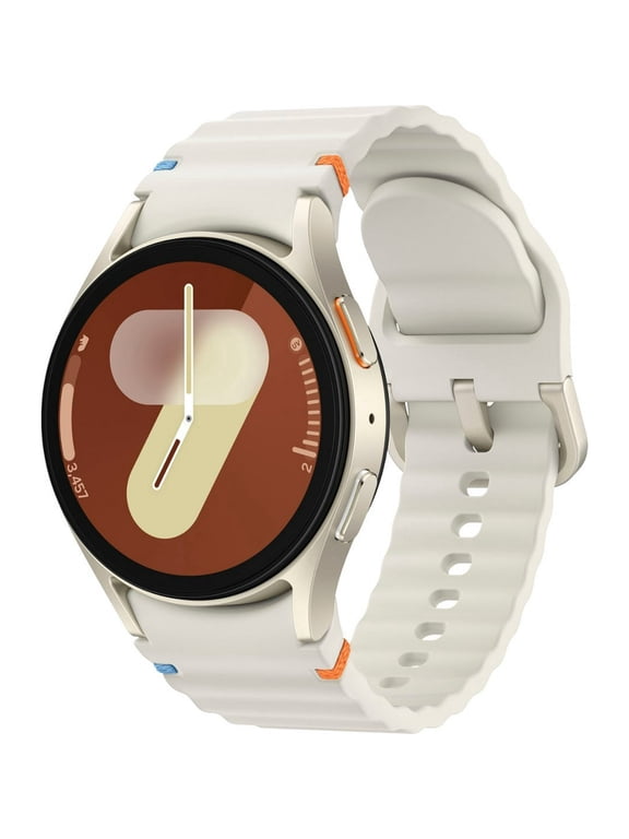 Galaxy Watch7 40mm Bluetooth and WiFi Aluminum Smart Watch, Cream