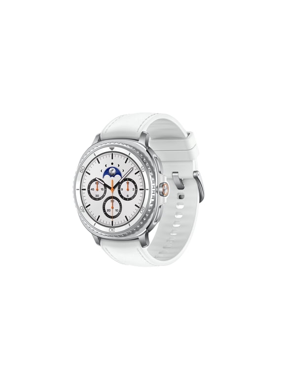 Galaxy Watch8 Classic 46mm Bluetooth Smart Watch, White, White Band