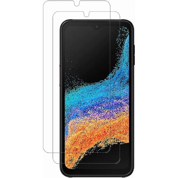for Samsung Galaxy XCover6 Pro Glass Screen Protector, [2 Pcs] High-Defintion Clear Scratch-Resistant Easy Installation Screen Tempered Glass for Samsung G736 Galaxy XCover6 Pro