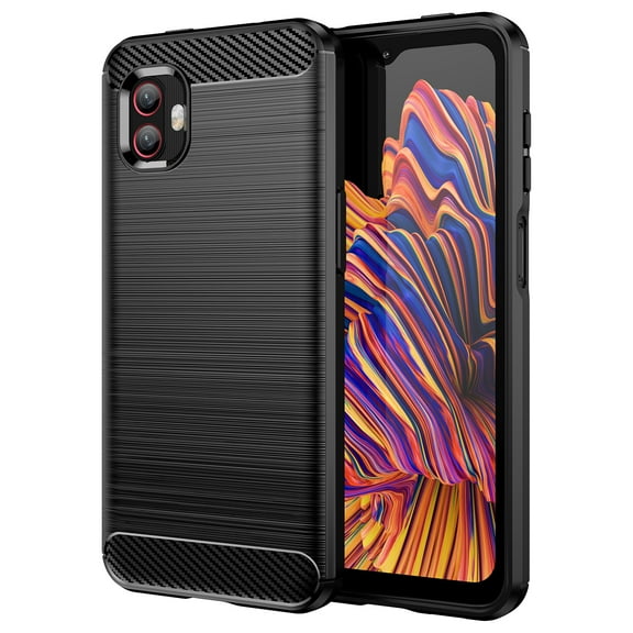 Samsung Galaxy XCover6 Pro SM-G736 (Screen Size 6.6" Released 2022) Shock Absorbing Flexible TPU Protective Cell Phone Cover by Wireless ProTech - Black