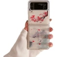 thumbnail image 1 of for Samsung Galaxy Z Flip 3 5G 2021 Case,Glitter Case Liquid Bling Sparkle Luxury Flowing Floating Quicksand Beautiful Landscape Pattern Soft TPU Clear Case Girls Women for Galaxy Z Flip 3, 1 of 14