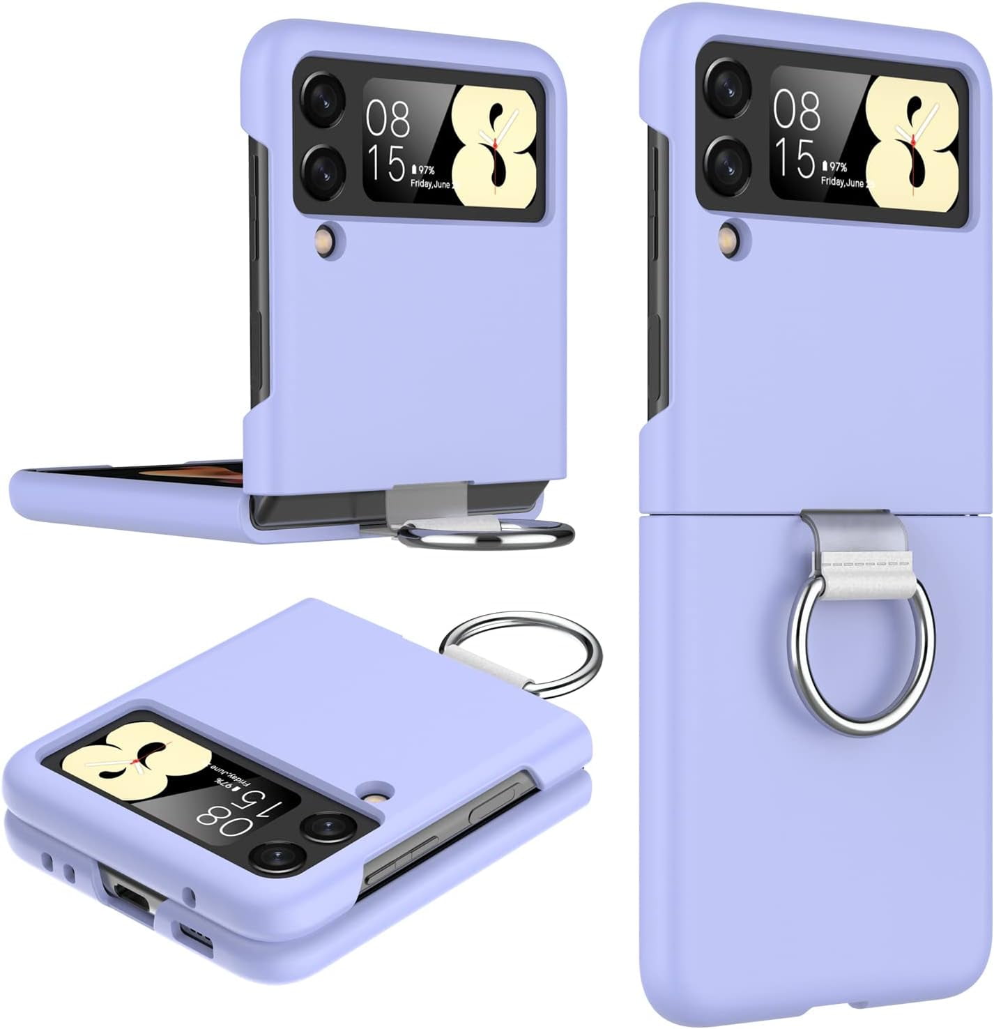 Samsung Galaxy Z Flip 3 Case, DropProof AntiSlip Cover Heavy Duty