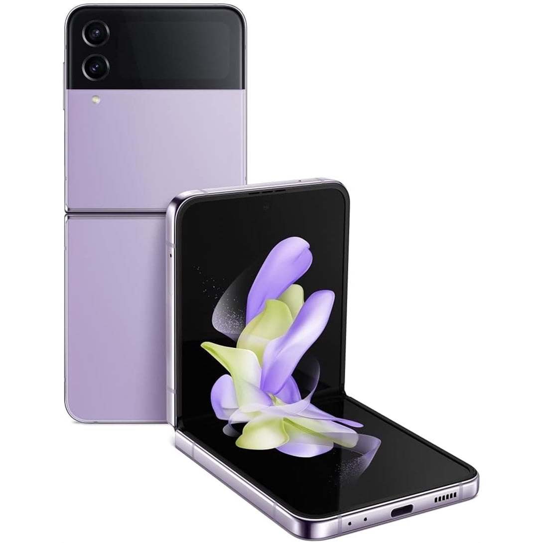 Restored Samsung Galaxy Z Flip 4 128GB 6.7" 5G Fully&nbsp;Unlocked,&nbsp;Purple (Refurbished)