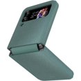 thumbnail image 1 of for Samsung Galaxy Z Flip 4 Case (2022) with Hinge Protection, Sandstone Texture, Hard PC + Soft TPU Hybrid Protective Case for Galaxy Z Flip4 5G - Green, 1 of 14