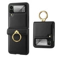 thumbnail image 1 of for Samsung Galaxy Z Flip 4 Case with Hinge Protection,Full Body Protective Hard PC Lens Screen Protector Anti-Scratch Shockproof Ring Holder Case for Samsung Galaxy Z Flip 4 5G, Black, 1 of 11