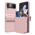 thumbnail image 1 of for Samsung Galaxy Z Flip 4 Frosted Case Cover, Heavy Duty Card Slot Slim Hard Rugged Hinge Covered Case Hinge Protective Full Coverage Case Armor for Samsung Galaxy Z Flip 4 5G, Pink, 1 of 7