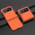 thumbnail image 1 of for Samsung Galaxy Z Flip 4 Hinge Protection Case without Front Screen Protector, Ultra Thin Matte Liquid Silicone PC Protective Cover for Samsung Galaxy Z Flip 4,Orange, 1 of 10