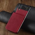 thumbnail image 1 of Samsung Galaxy Z Flip 4 Wallet Case Samsung Galaxy Z Flip 4 Luxury PU Leather Case, Book Folding Flip Retro Case with Kickstand, [RFID Blocking] Credit Card Slot Magnetic Closure Cover, Red, 1 of 7
