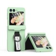 thumbnail image 1 of for Samsung Galaxy Z Flip 5 2023 Case with Finger Ring & Hinge Protection & Screen Protector, Ultra-Thin Frosted Hard PC Back Cover Case for Samsung Galaxy Z Flip 5 5G Women Men, Green, 1 of 8