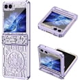 thumbnail image 1 of for Samsung Galaxy Z Flip 5 2023 Case,Slim Thin Lightweight Hard PC Non-Slip Electroplated Shockproof Protective Fashion Phone Case with Hinge Protection for Samsung Z Flip5 (Purple), 1 of 14