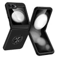 thumbnail image 1 of for Samsung Galaxy Z Flip 5 Case, 360° Rotatable Ring Holder Kickstand Dual Layer Military-Grade Drop Tested Protection Support Car Holder Mount Magnetic Absorbing Bumper Phone Case, Black, 1 of 7