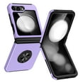 thumbnail image 1 of for Samsung Galaxy Z Flip 5 Case, 360° Rotatable Ring Holder Kickstand Dual Layer Military-Grade Drop Tested Protection Support Car Holder Mount Magnetic Absorbing Bumper Phone Case, Purple, 1 of 8