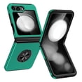 thumbnail image 1 of for Samsung Galaxy Z Flip 5 Case, 360° Rotatable Ring Holder Kickstand Dual Layer Military-Grade Drop Tested Protection Support Car Holder Mount Magnetic Absorbing Bumper Phone Case, Darkgreen, 1 of 8