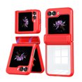 thumbnail image 1 of for Samsung Galaxy Z Flip 5 Case, for Samsung Galaxy Z Flip 5 Case Crystal Clear & Not-Yellowing Slim Miltary Shockproof Protective Phone Case for Galaxy Z Flip 5, Red, 1 of 5