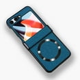 thumbnail image 1 of for Samsung Galaxy Z Flip 5 Case, Compatible with Magsafe Shockproof with Hinge Protection Screen Protector TPU Shock-Absorbing Magnetic Case for Galaxy Z Flip 5 (2023), Darkblue, 1 of 7