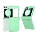 thumbnail image 1 of for Samsung Galaxy Z Flip 5 Case, [Hinge Protection] [Anti-Fingerprint Matte Finish] Slim Fit Full-Body Shockproof Hard PC Protective Phone Case for Samsung Galaxy Z Flip 5 5G, Green, 1 of 6