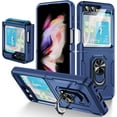 thumbnail image 1 of for Samsung Galaxy Z Flip 5 Case with Hinge Protection & Back Screen Protector,Samsung Z Flip 5 Full Cover Slim Phone Protection for Samsung Z Flip 5 5G(2023) (Blue), 1 of 13