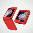thumbnail image 1 of for Samsung Galaxy Z Flip 5 Case with Hinge Protection, [Built-in Glass Screen Protector] Hard PC Ultra-Thin Anti-Scratch Shockproof Protective Case for Samsung Galaxy Z Flip 5 5G, Red, 1 of 11